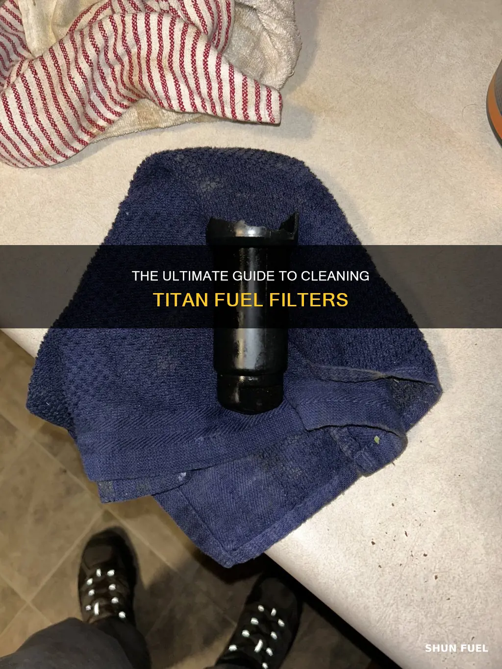 how to clean titan fuel filter