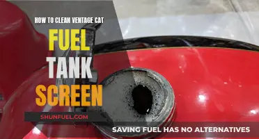 Cleaning Vintage Cat Fuel Tanks: Screen Maintenance Guide