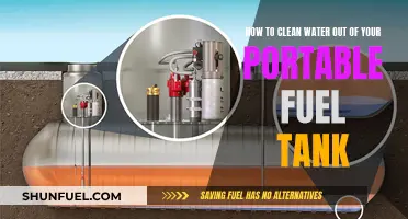 Get Rid of Water in Your Portable Fuel Tank