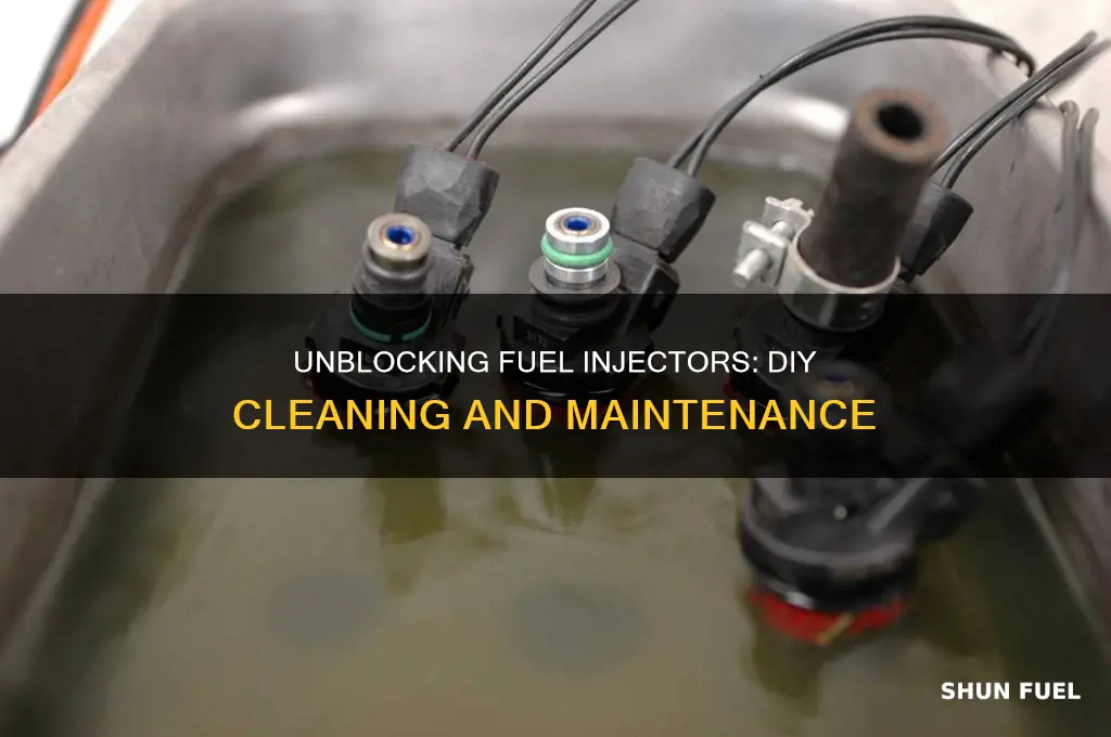 how to clear a blocked fuel injector