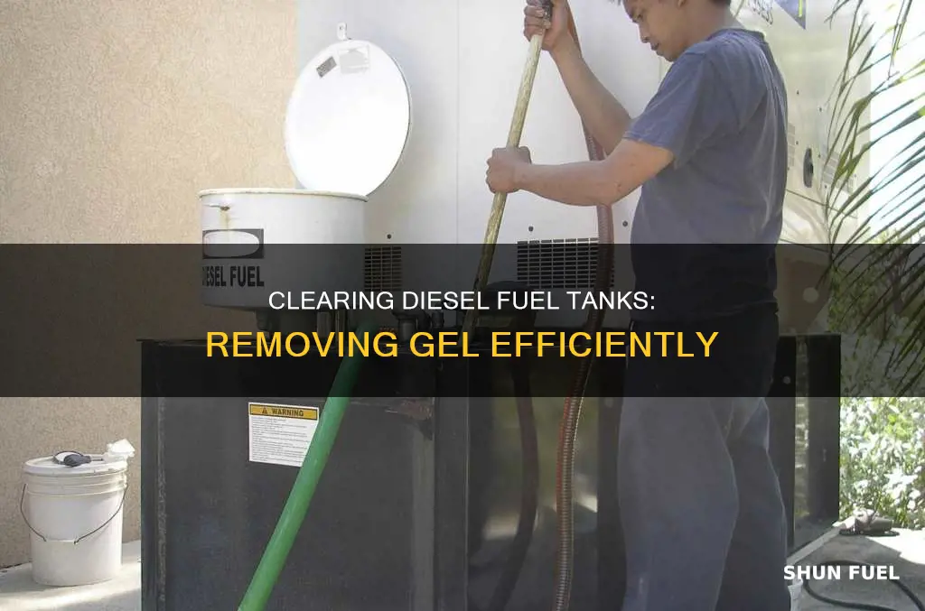 how to clear a diesel fuel tank some gel