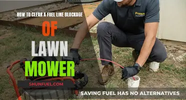 Clearing Fuel Line Blockage: Quick Fix for Lawn Mower Maintenance