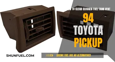 Clearing a Clogged Fuel Tank Vent on a 94 Toyota Pickup