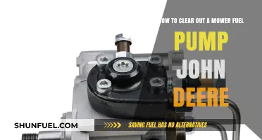 Efficiently Clearing a John Deere Mower Fuel Pump: Step-by-Step Guide