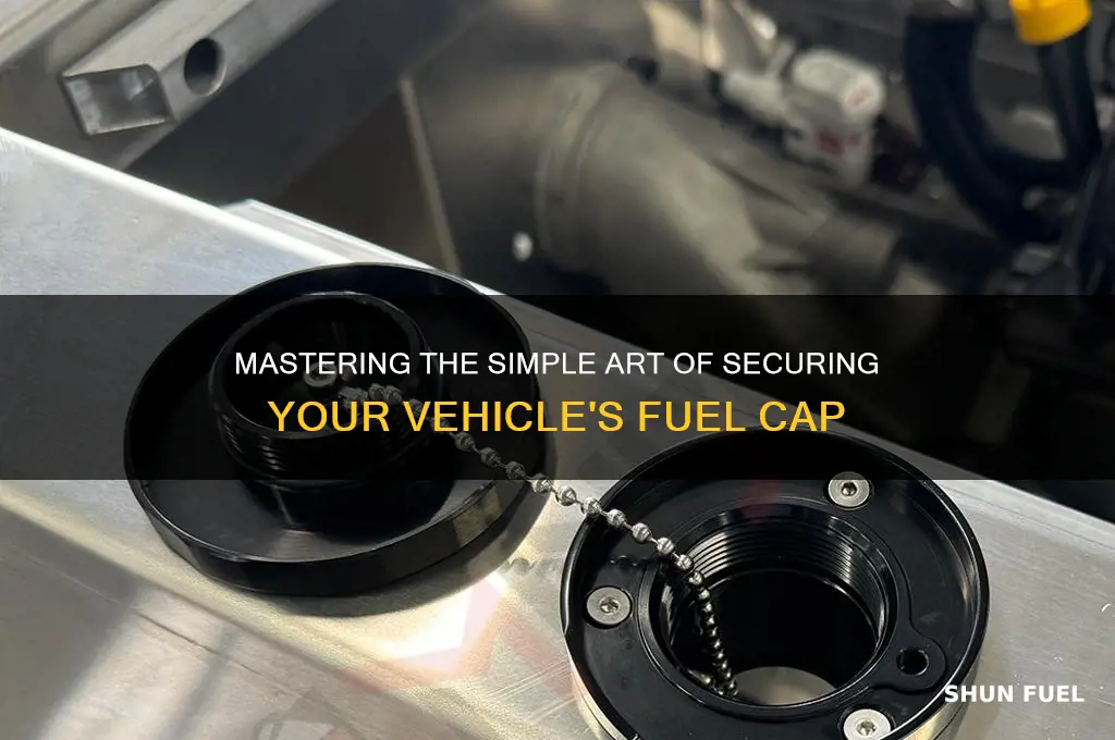 how to close fuel cap