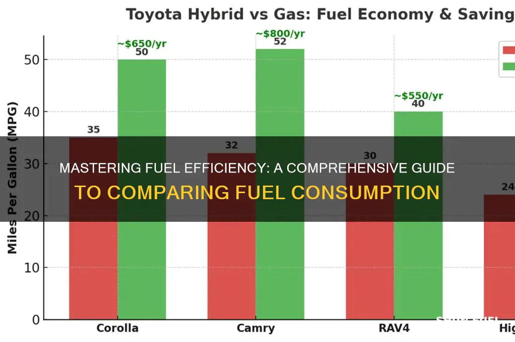 how to compare fuel consumption