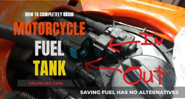 Draining Your Motorcycle Fuel Tank: A Step-by-Step Guide