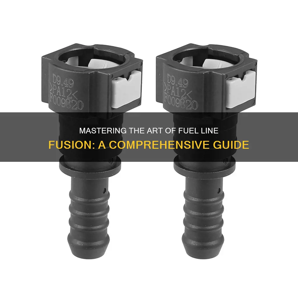 how to connect 2 fuel lines