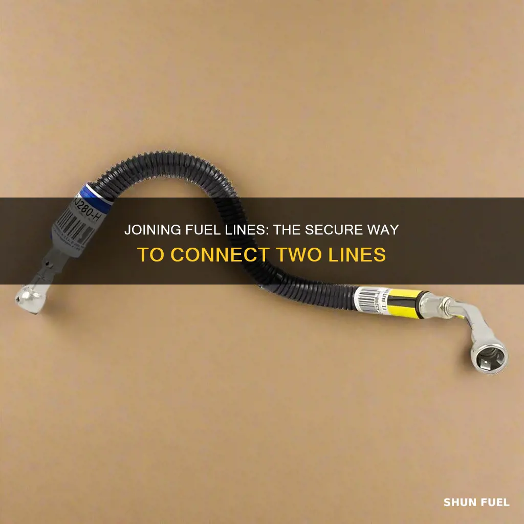 how to connect 2 fuel lines