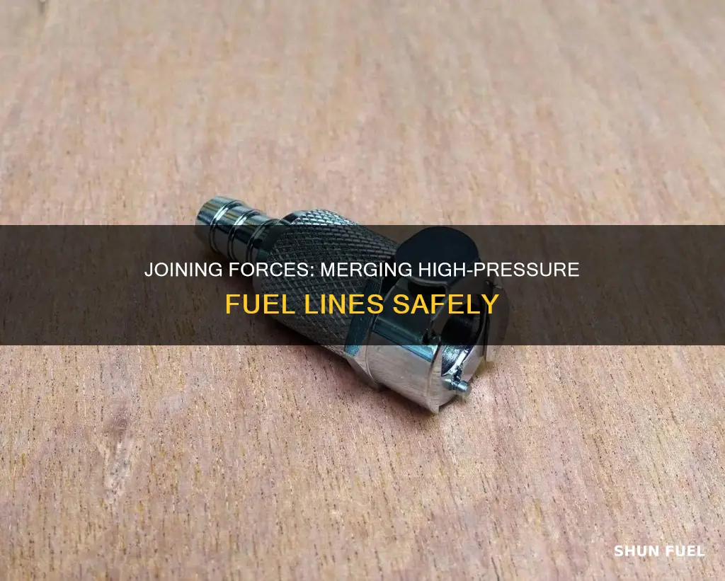 how to connect 2 high presure fuel lines