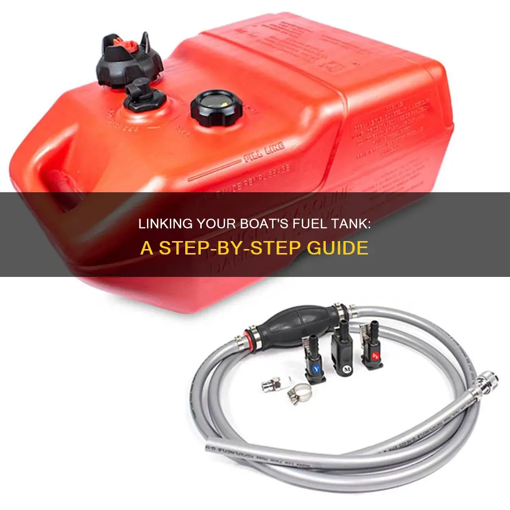 how to connect a boat fuel tank