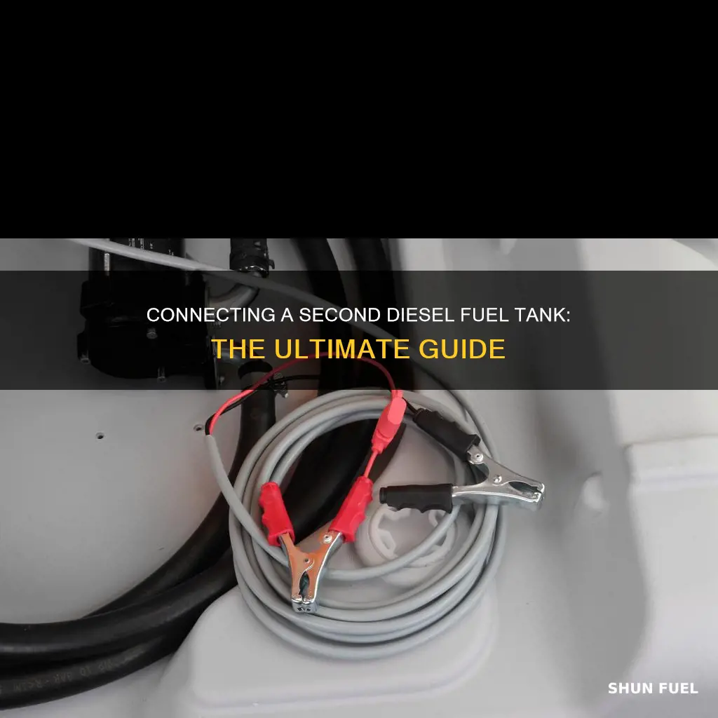 how to connect a second diesel fuel tank