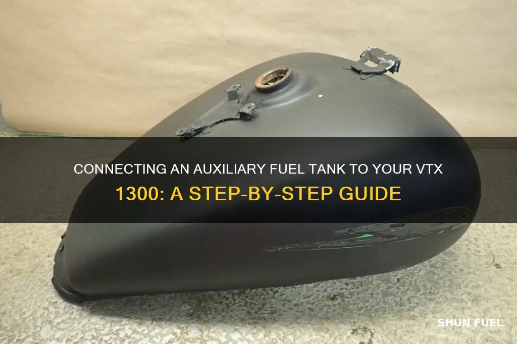 how to connect auxiliary fuel tank vtx 1300