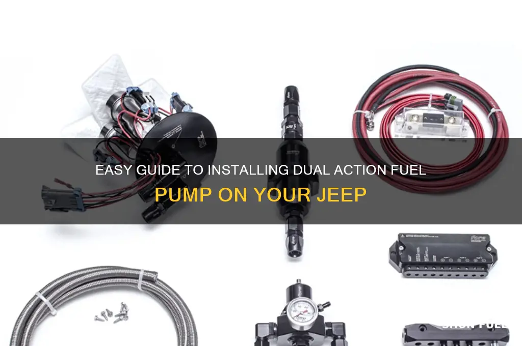 how to connect dual action fuel pump on jeep