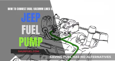 Dual Vacuum Lines: Jeep Fuel Pump Connection Guide