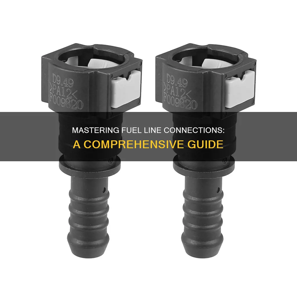 how to connect fuel line fittings