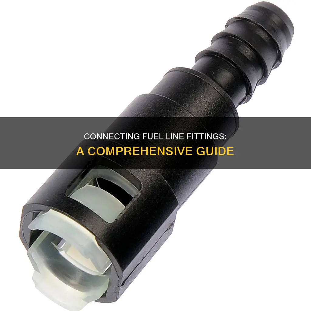 how to connect fuel line fittings