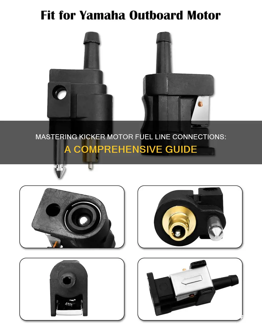 how to connect fuel line for kicker motor