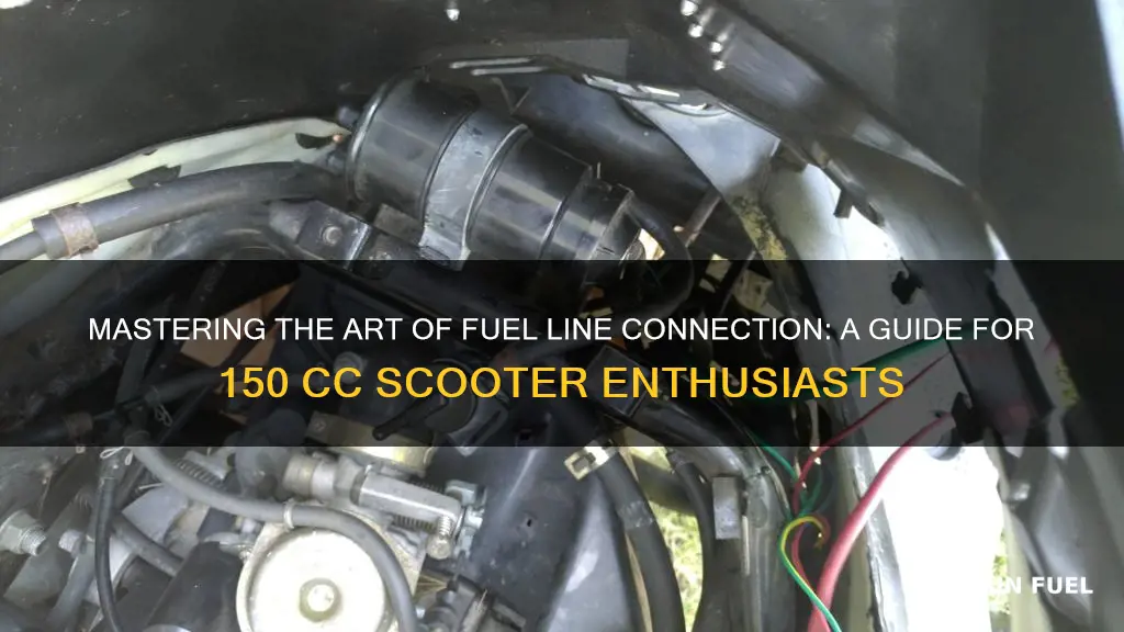 how to connect fuel line on a 150 cc scooter