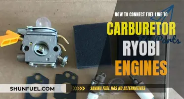 Connecting Fuel Lines to Carburetor in Ryobi Engines
