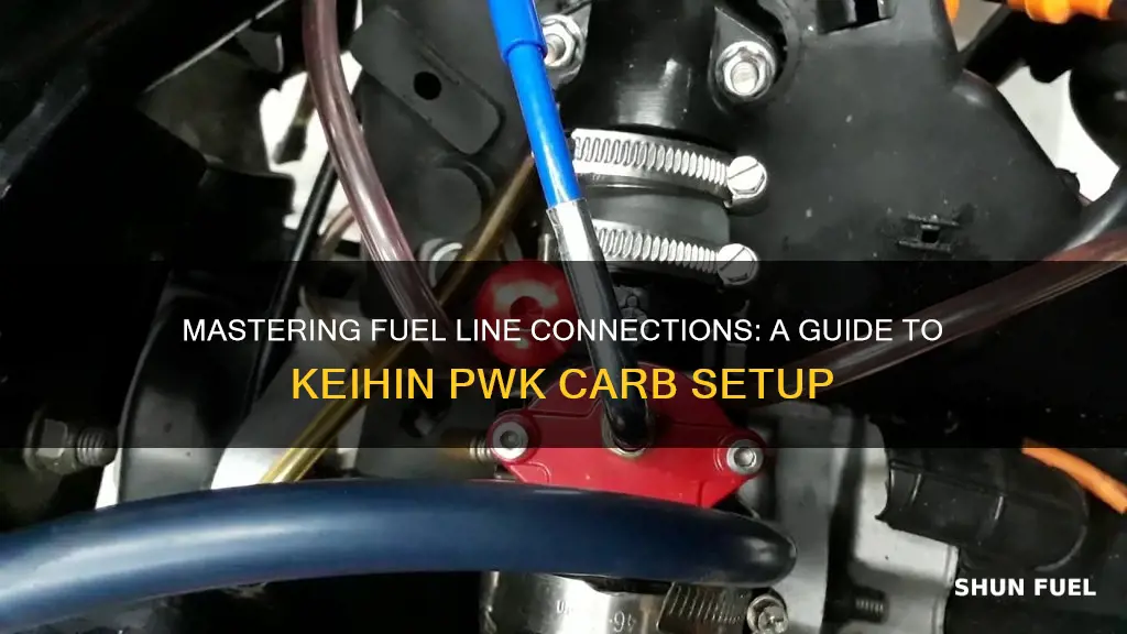 how to connect fuel lines for keihin pwk carb