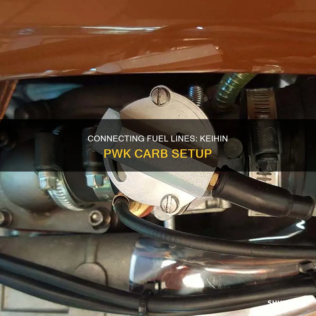 how to connect fuel lines for keihin pwk carb