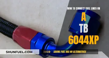 Mastering Fuel Line Connections: A Guide to TB 6044XP