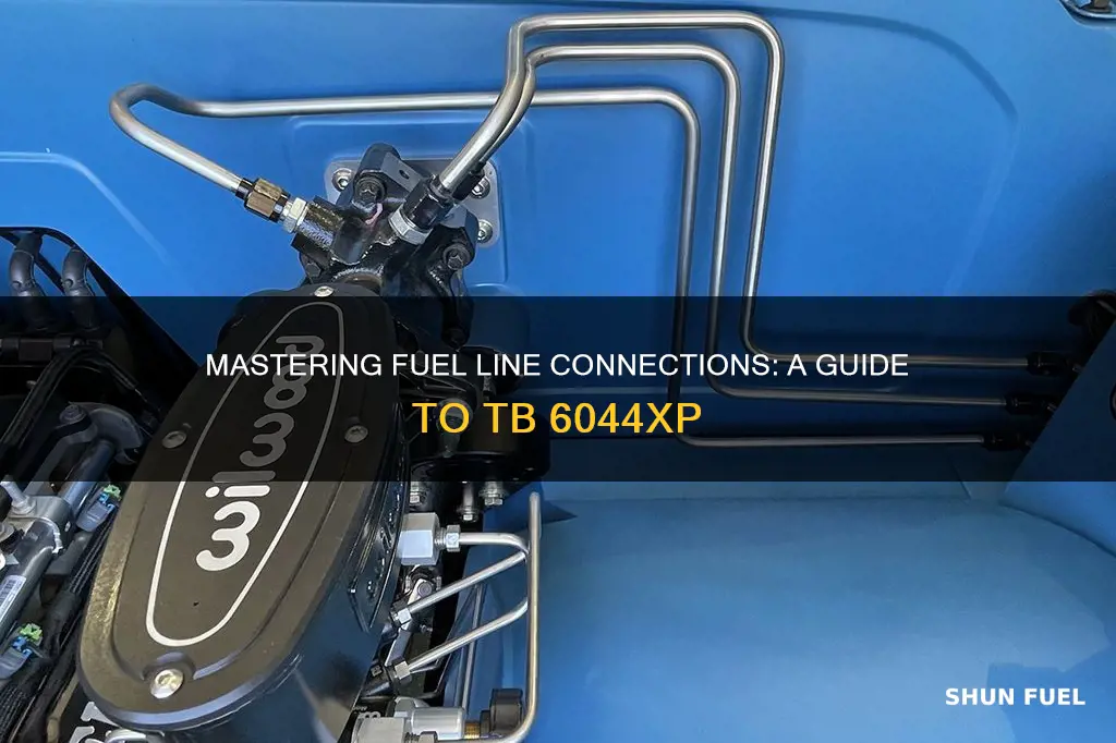 how to connect fuel lines on a tb 6044xp