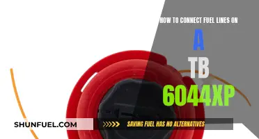 Connecting Fuel Lines: TB 6044XP Simplified Guide