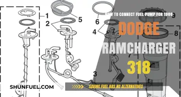 Connecting the Fuel Pump in a 1988 Dodge Ramcharger 318