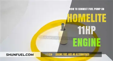 Connecting Fuel Pump to Homelite 11HP Engine: Step-by-Step Guide