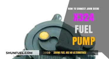 Connecting John Deere X324 Fuel Pump: Step-by-Step Guide
