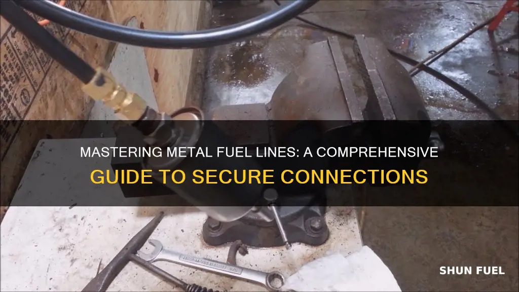 how to connect metal fuel lines