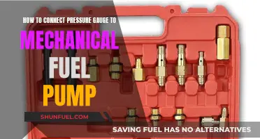 Connecting a Pressure Gauge to Your Mechanical Fuel Pump