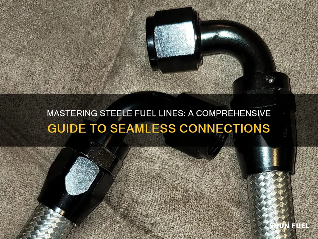 how to connect steele to steele fuel replacement lines