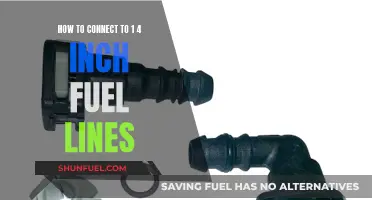 Joining Fuel Lines: Securing 1/4 Inch Connections