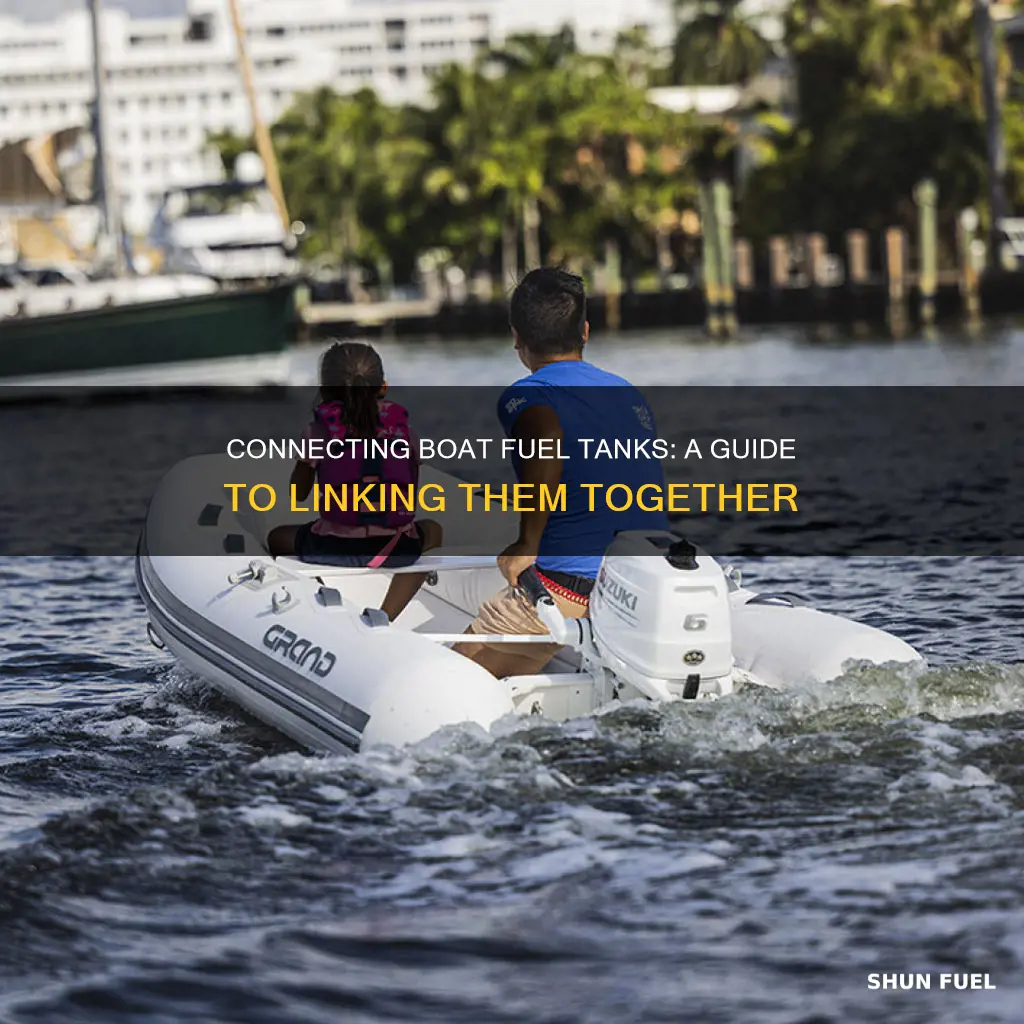 how to connect two boat fuel tanks together