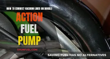 Connecting Vacuum Lines: Double Action Fuel Pump Guide