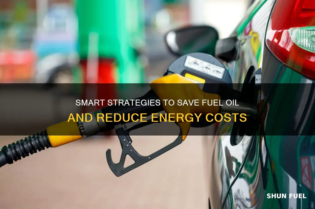 how to conserve fuel oil