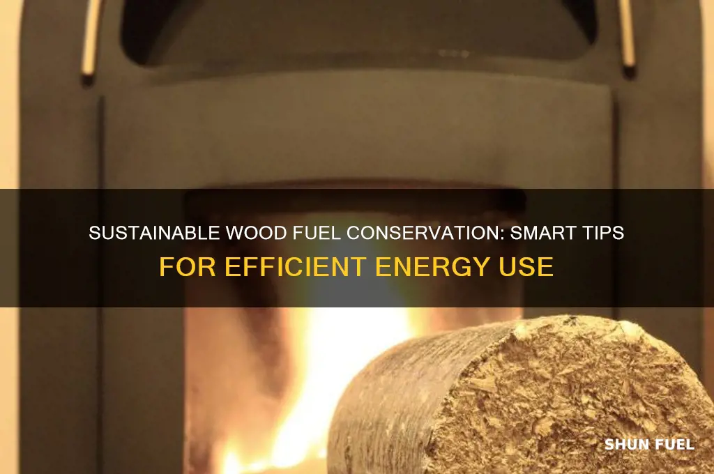 how to conserve wood fuel