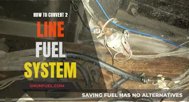 Converting a Two-Line Fuel System: A Comprehensive Guide