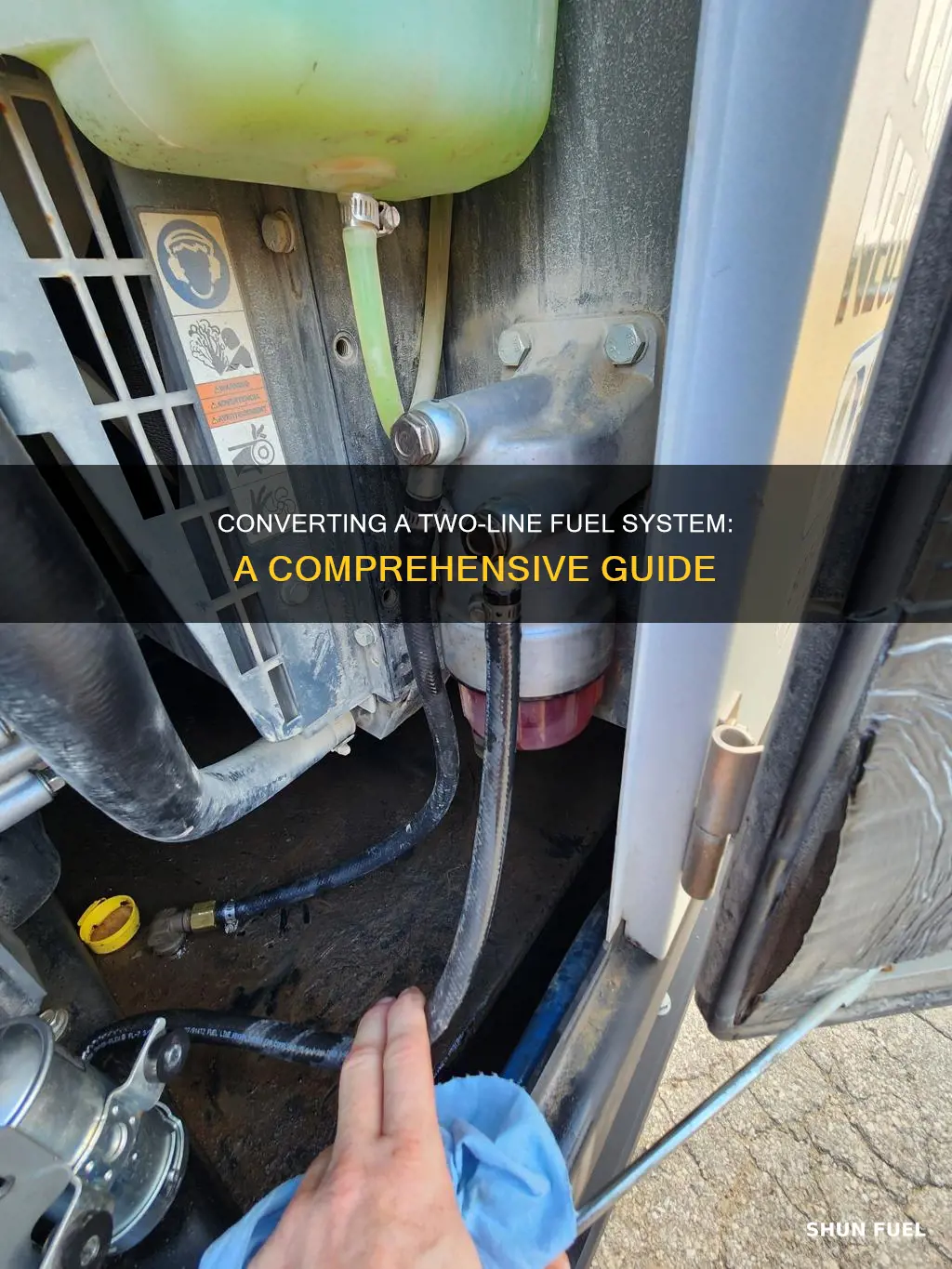 how to convert 2 line fuel system
