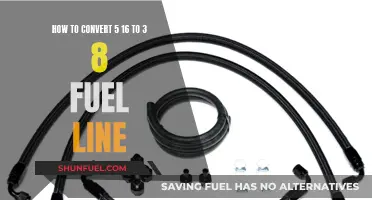 Converting Fuel Lines: 5/16" to 3/8" Step-by-Step Guide
