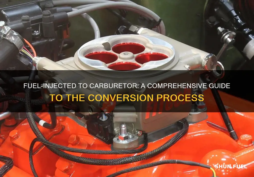 how to convert a fuel injected car to carburetor