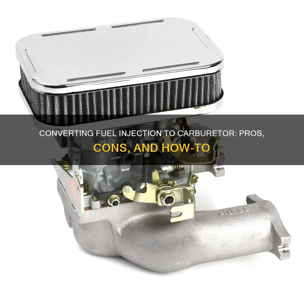 how to convert a fuel injected car to carburetor