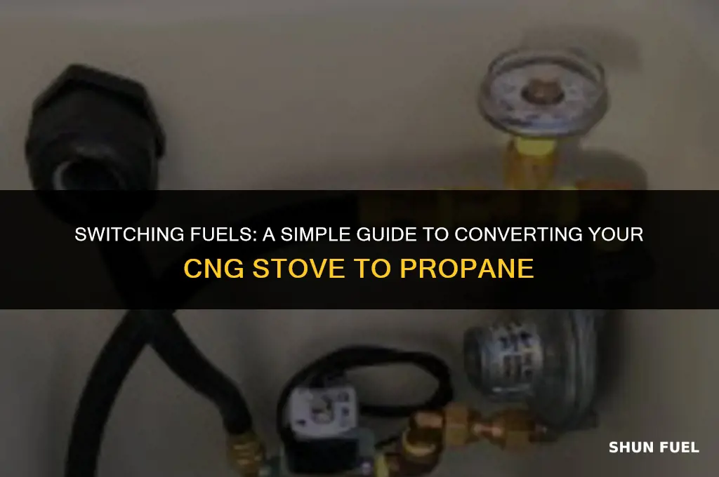 how to convert cng stove to propane