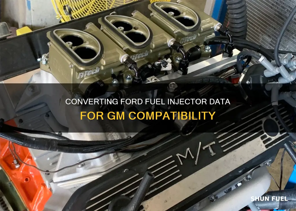 how to convert ford fuel injector data to gm