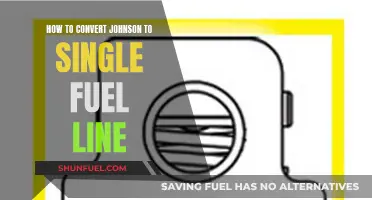 Converting Johnson Engines: Single Fuel Line Installation Guide