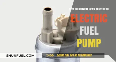 Convert Your Lawn Tractor: Electric Fuel Pump Upgrade Guide
