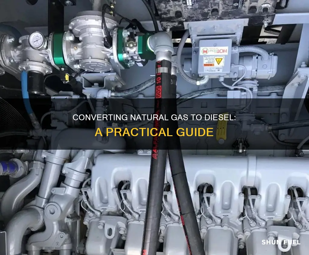 how to convert natural gas to diesel fuel